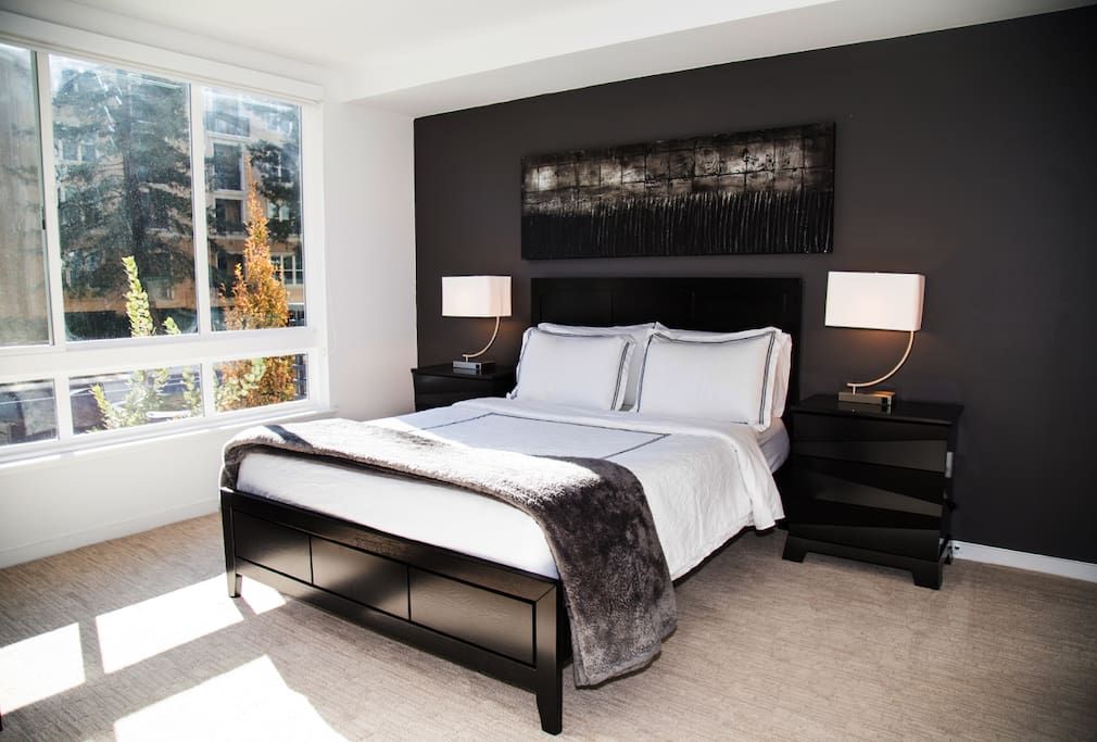 Welcome to your new home away from home - Master Bedroom Pictured (Queen Bed + 1 Queen Aero Bed)
