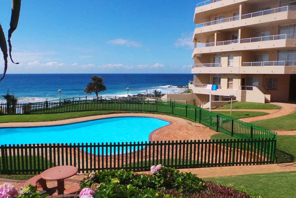 view from bedroom and patio