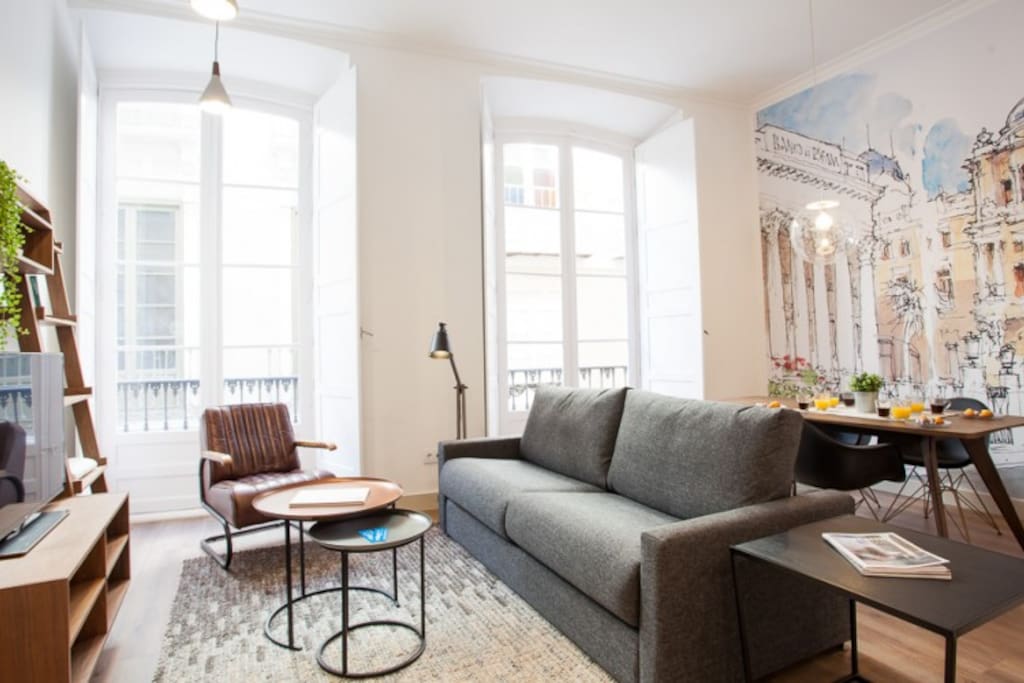 Living Room & Double Sofa-bed - Santos Thyssen 1