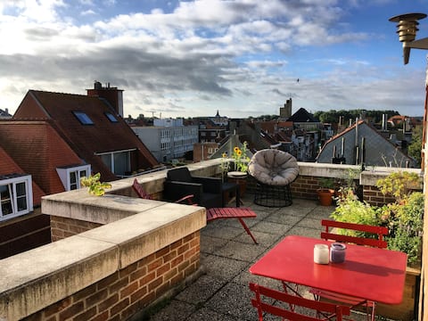 Topappartement met ruim zonneterras.