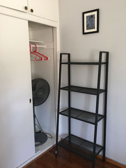 Fan in the closet