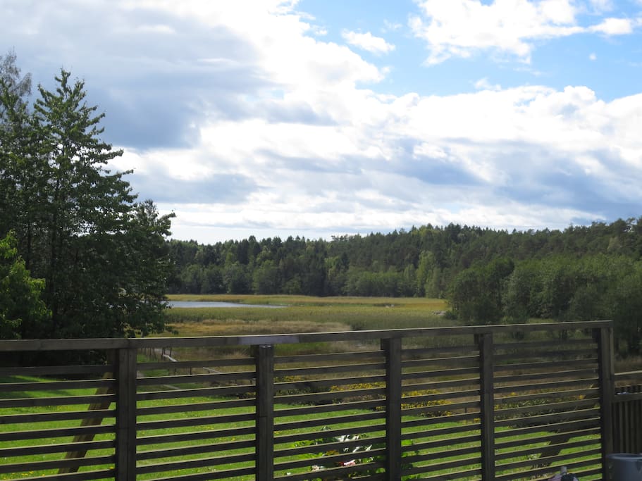 Utsikt fra basseng