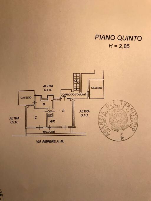 Planimetria appartamento