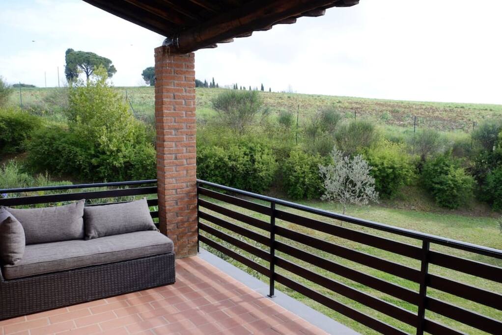 La terrazza della stanza Silvia- The terrace of the room Silvia