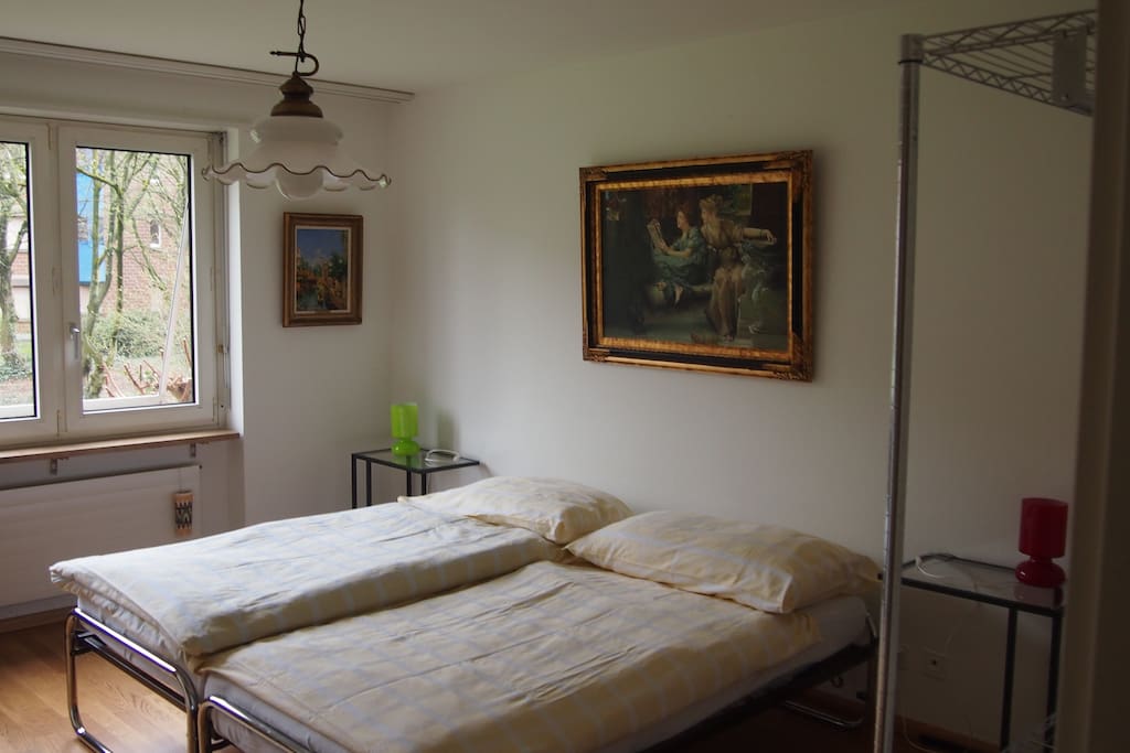 Large bedroom, two beds