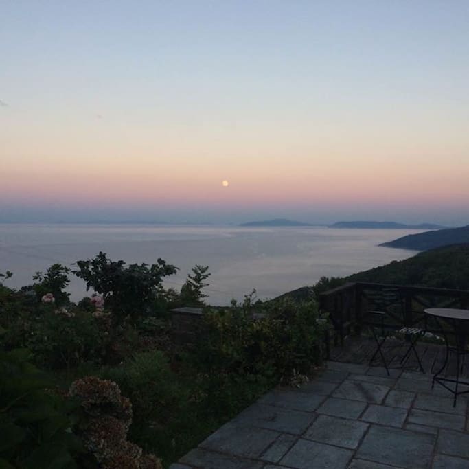 Beautiful sunset at Christina Estate