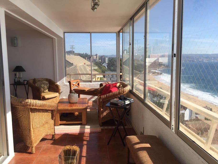 Vista a Viña living estar