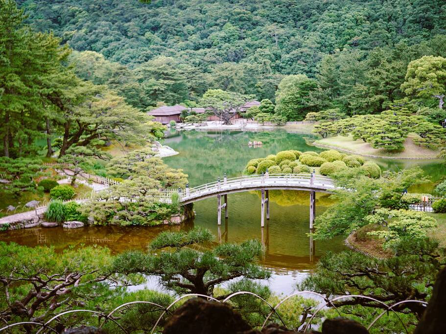 米其林三星级的栗林公园 幽静的美 日本旅游攻略 尽在airbnb爱彼迎