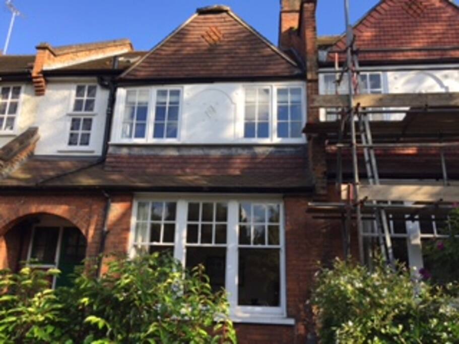 Front, but next door, because I have scaffolding up (having windows painted) but will be gone next week.