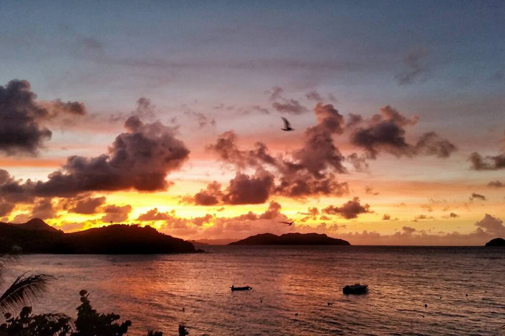 Sunset from the house