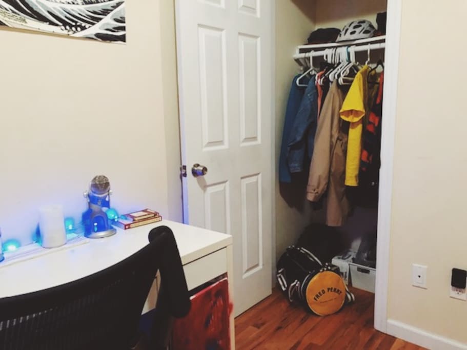 Full closet available to renters