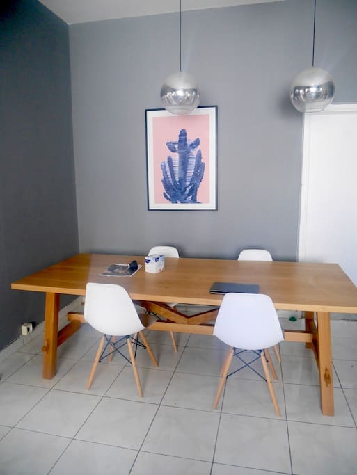 Dining Table & Work Space