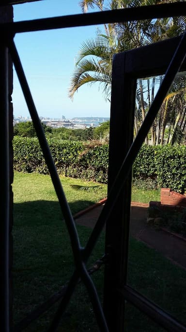 view from bedroom window