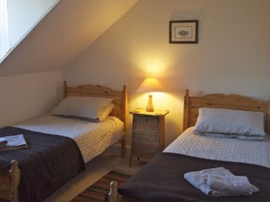 This is our twin bedroom