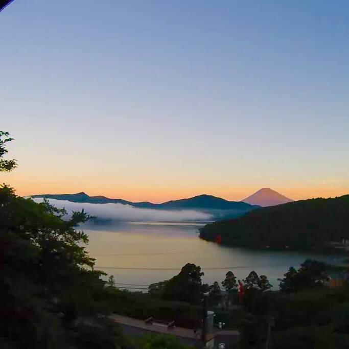 View from our house (Early in the morning).