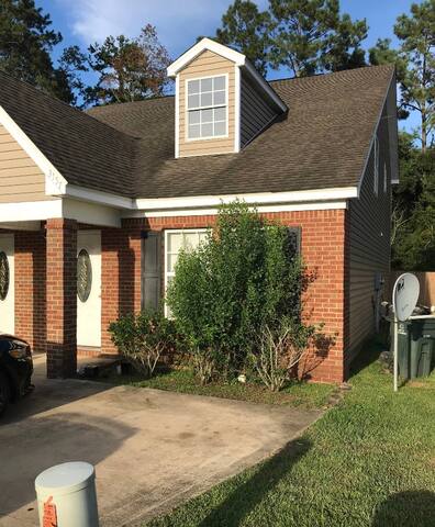 Comfortable bedroom with private bath