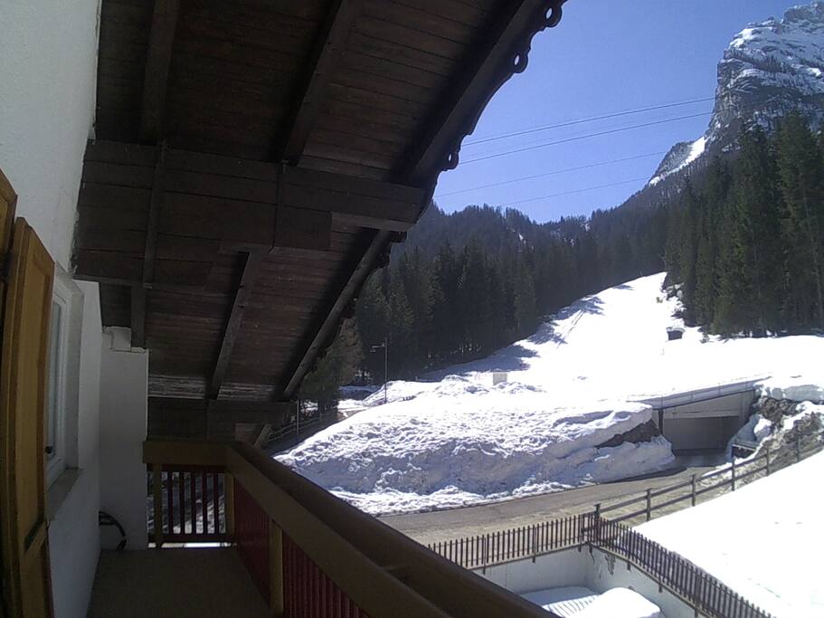 view from the balcony