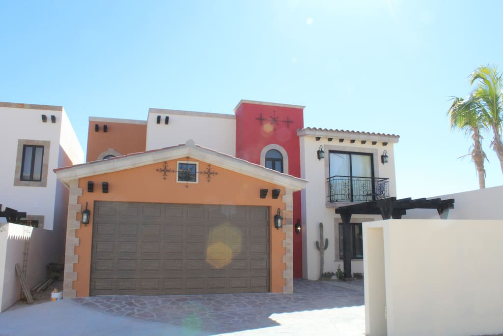 Front view of the house