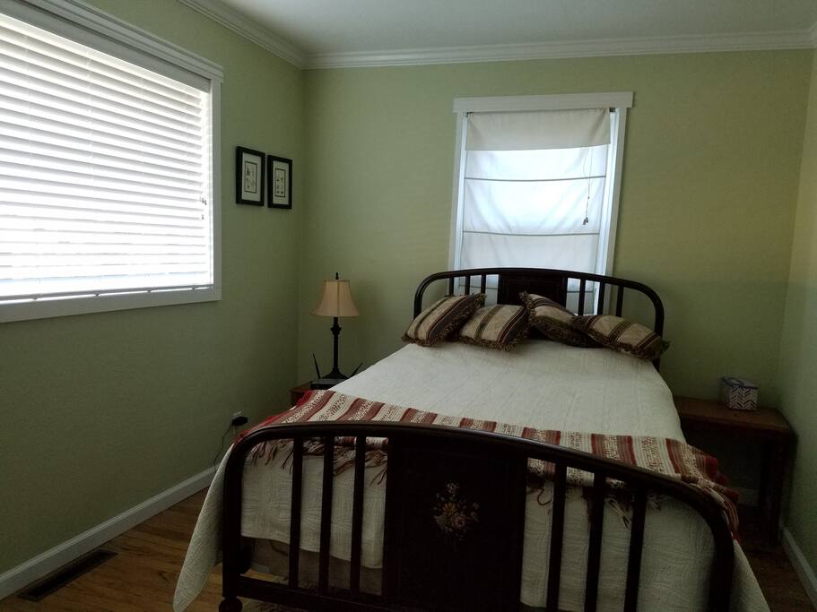 Double bed on the first floor