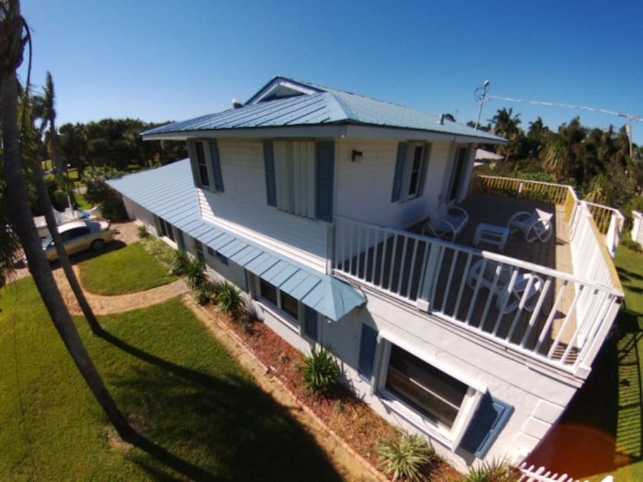 Arial view of your private balcony.