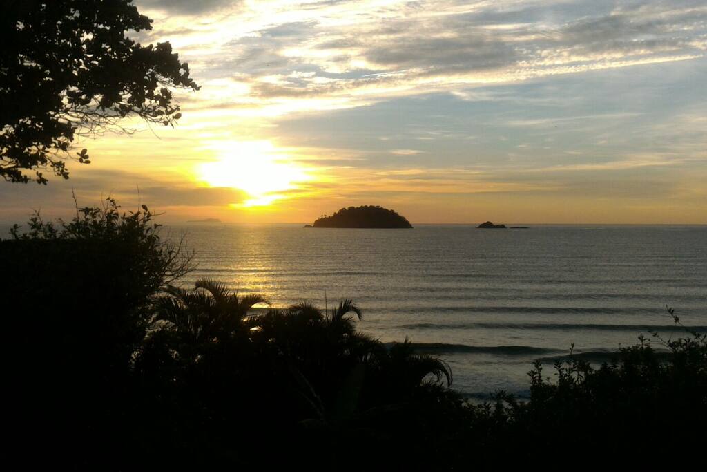 Vista da sacada Superior da casa