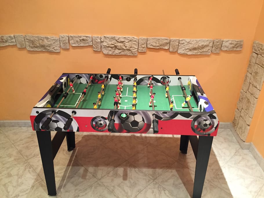Fooseball table