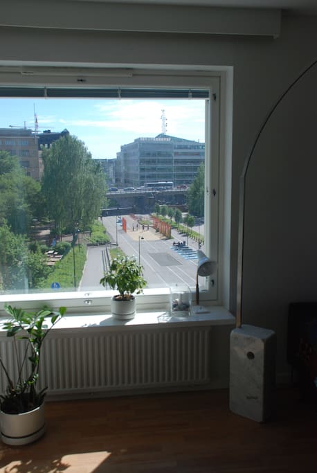 The view from living room
