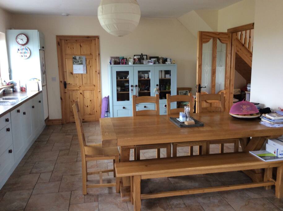 The Kitchen Area.