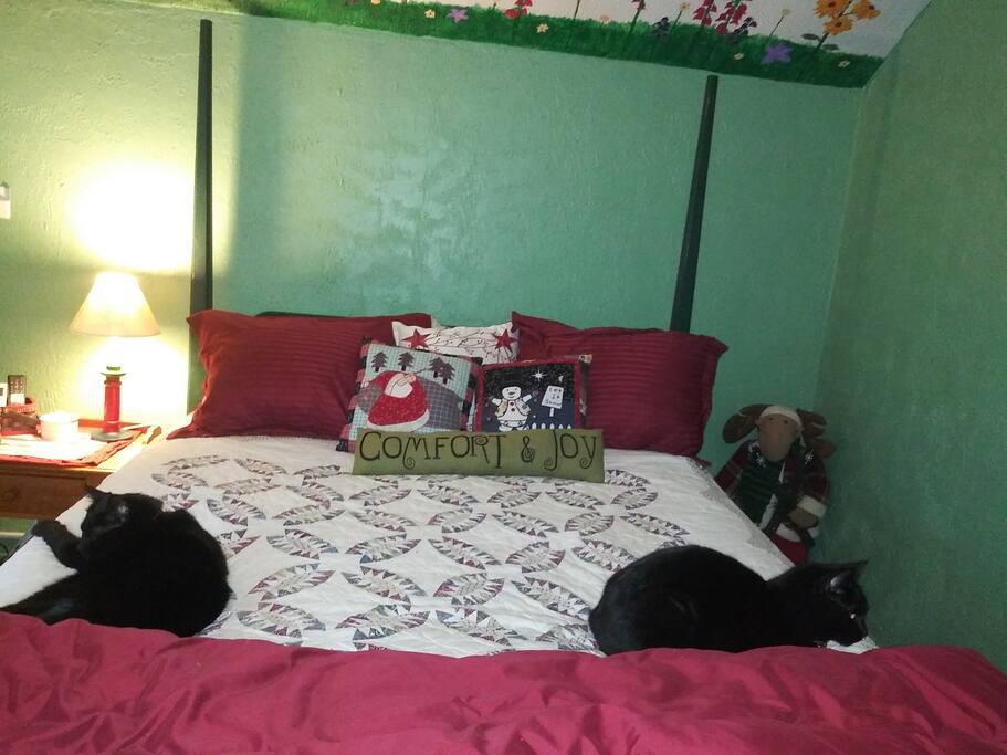 your bed, with our bosses