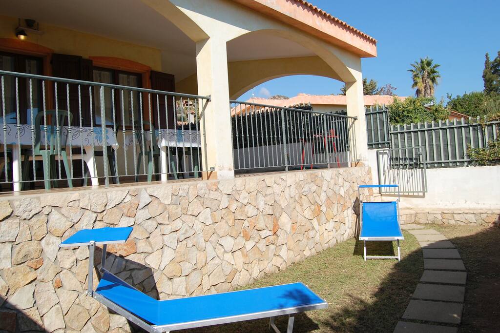 Garden and veranda