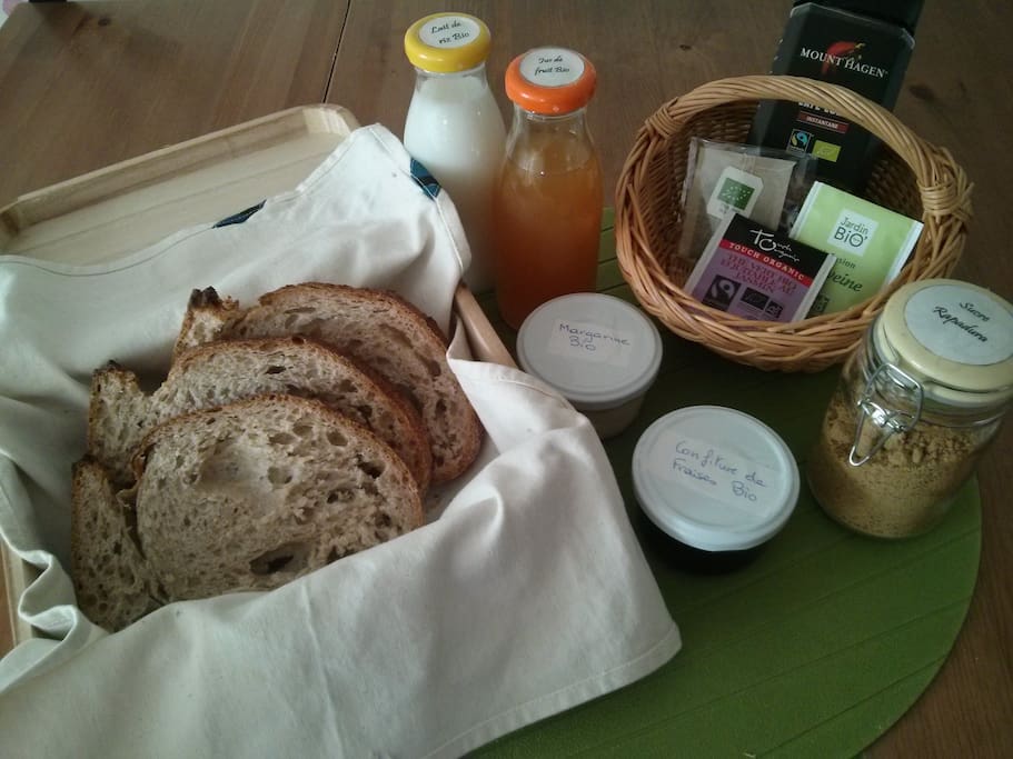 Petit déjeuner bio