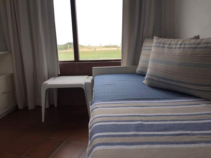 second bedroom ocean view with blackout