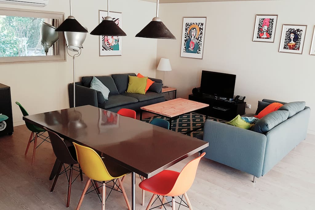 Living and dining room