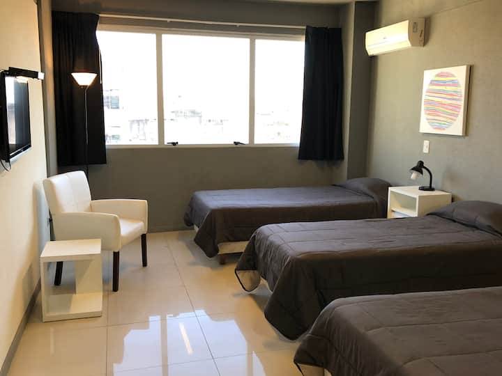 Apartamento de 1 quarto na Av. 9 de Julio, em Constitución