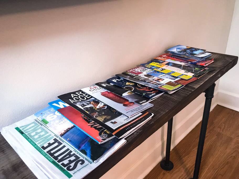 A collection of Seattle things-to-do for guests to browse through