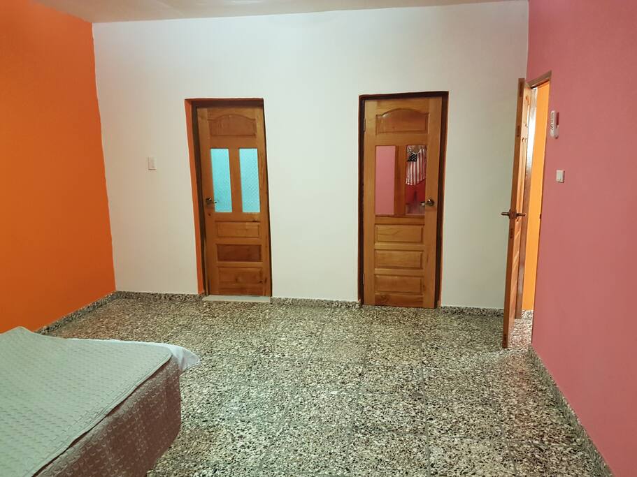 Walk in closet and toilet inside the bedrom