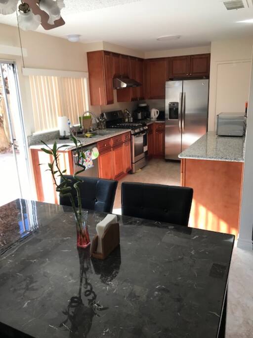 Kitchen with dining room