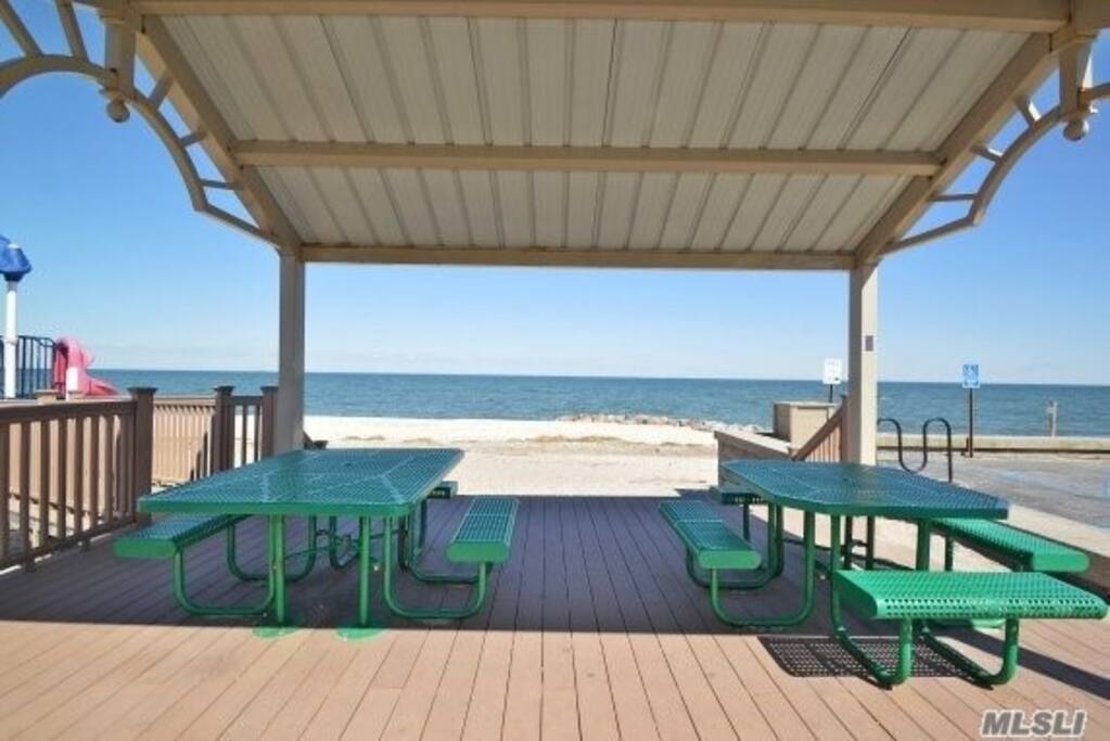 Gazebo for Picnics at the Public Beach