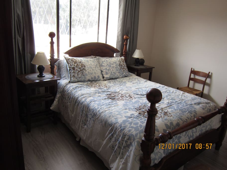 queen bedroom with ensuite