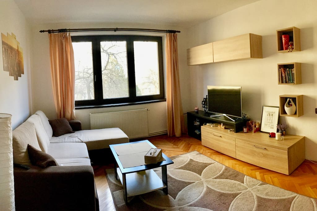 Spacious living room