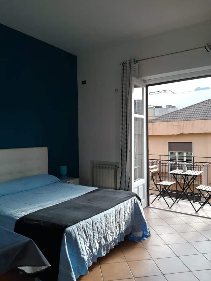 חדר שינה עם מרפסת 