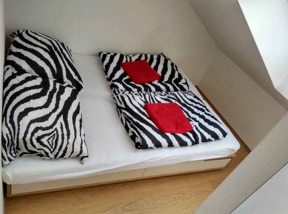 the sleeping area