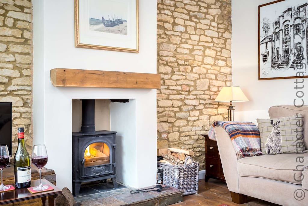 A fabulous log burner