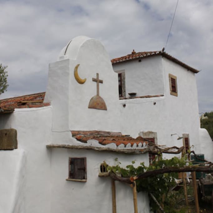 the main farm house
