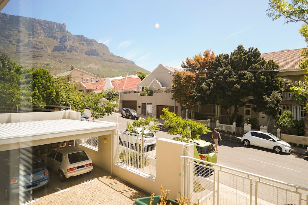 Views from the living area - Table Mountain nearby