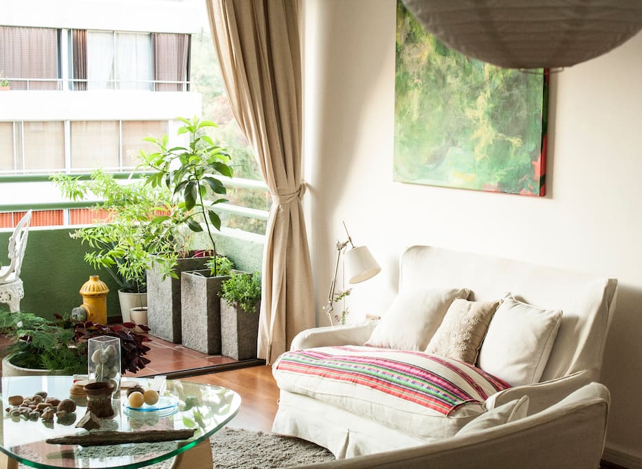 Living and our little herb orchard