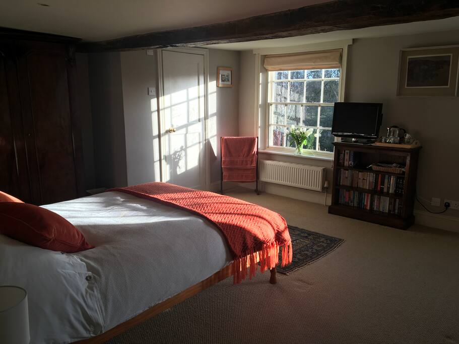 Large ensuite bedroom with double bed