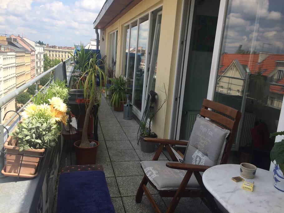 View from the other end of the terrace