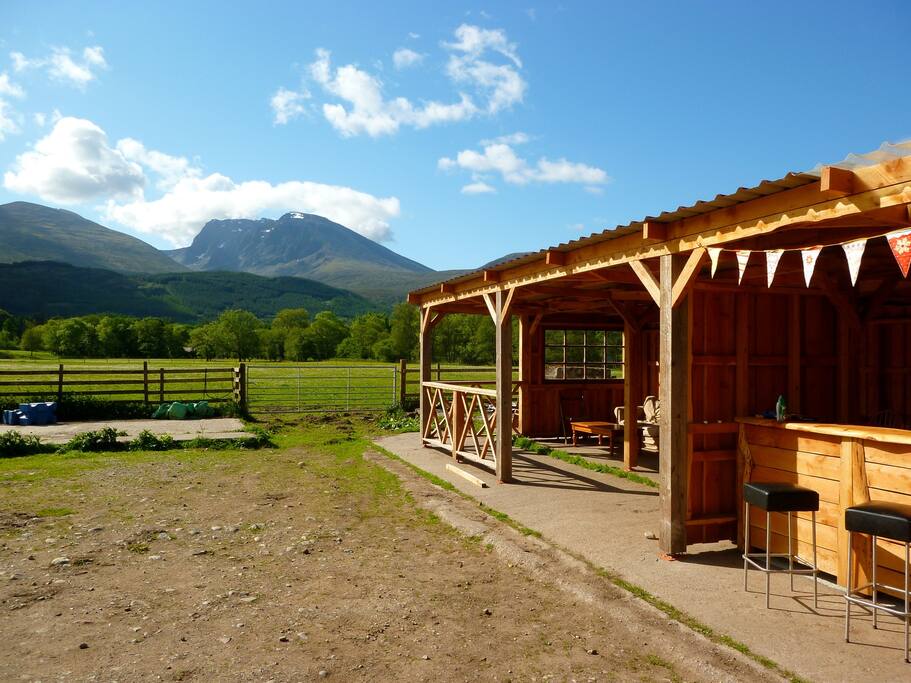 Yurt kitchen