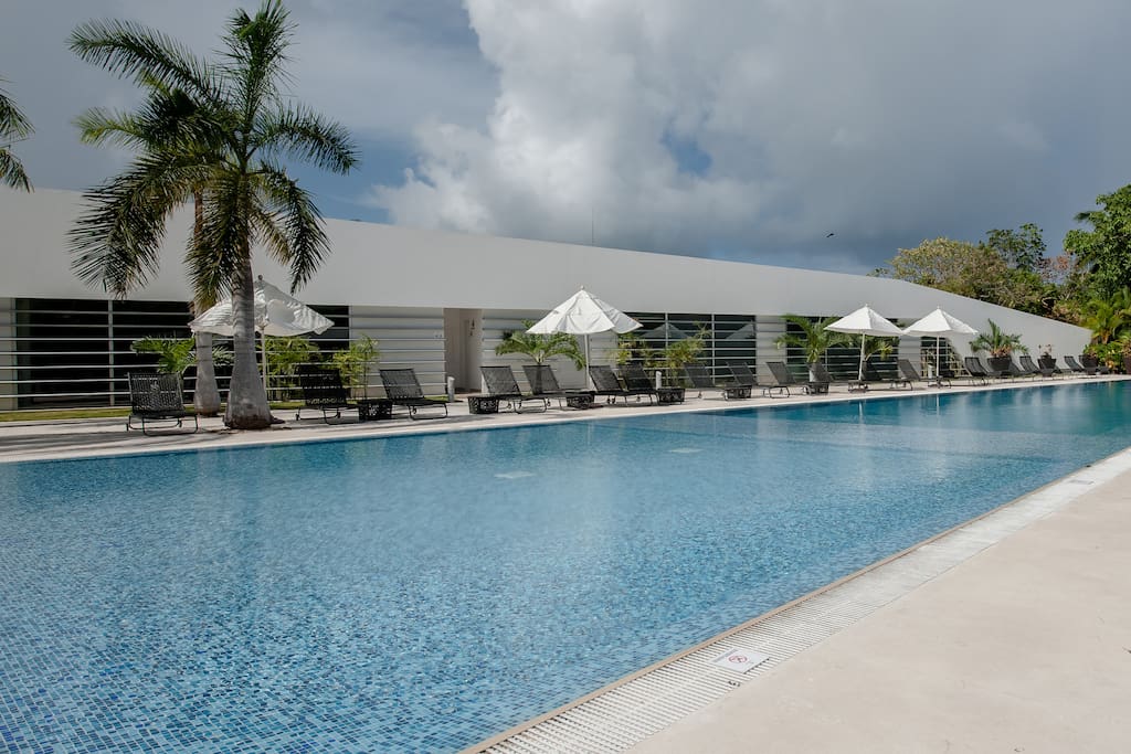 Pool at the Club House, toilet facilities are available